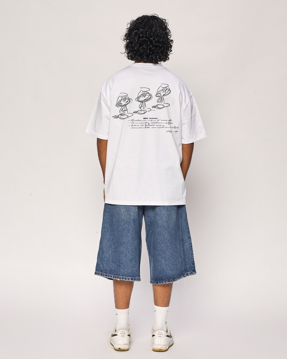 Smurfs 'Should of Asked for a Smurf' Oversized Graphic T-Shirt Unisex 100% Cotton Heavyweight