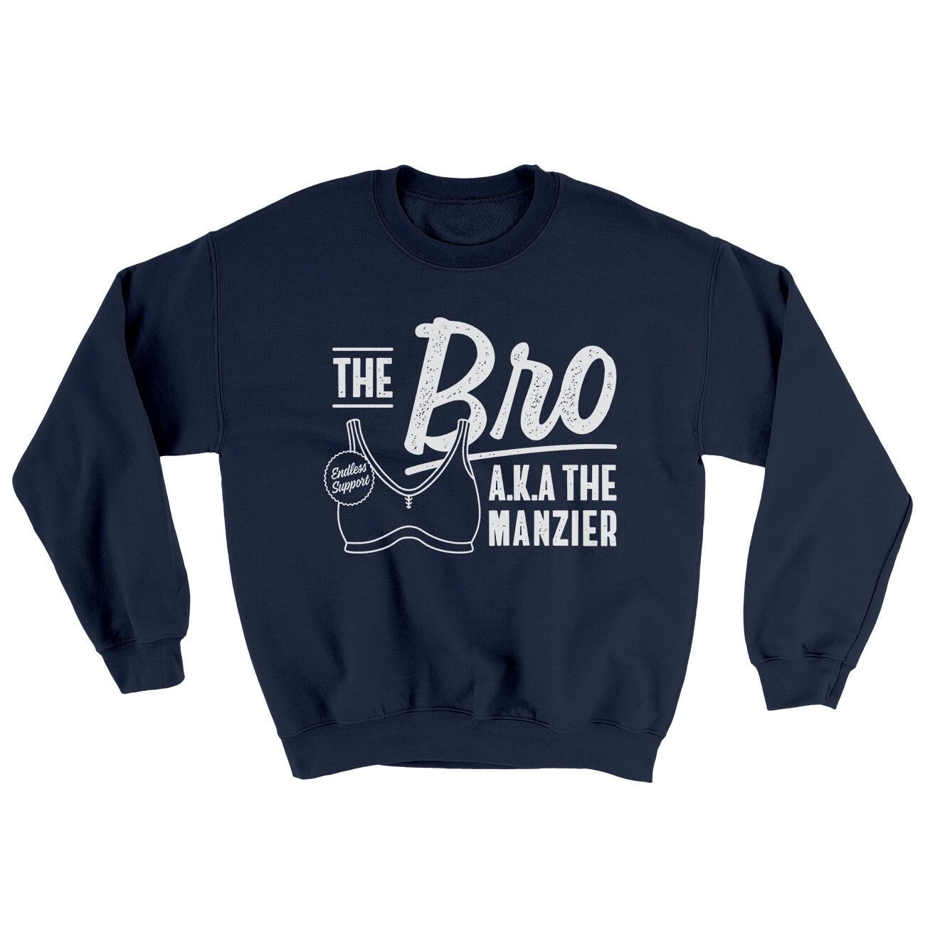 The Bro Aka Manzier Ugly Sweater - Men's Crewneck Sweatshirt