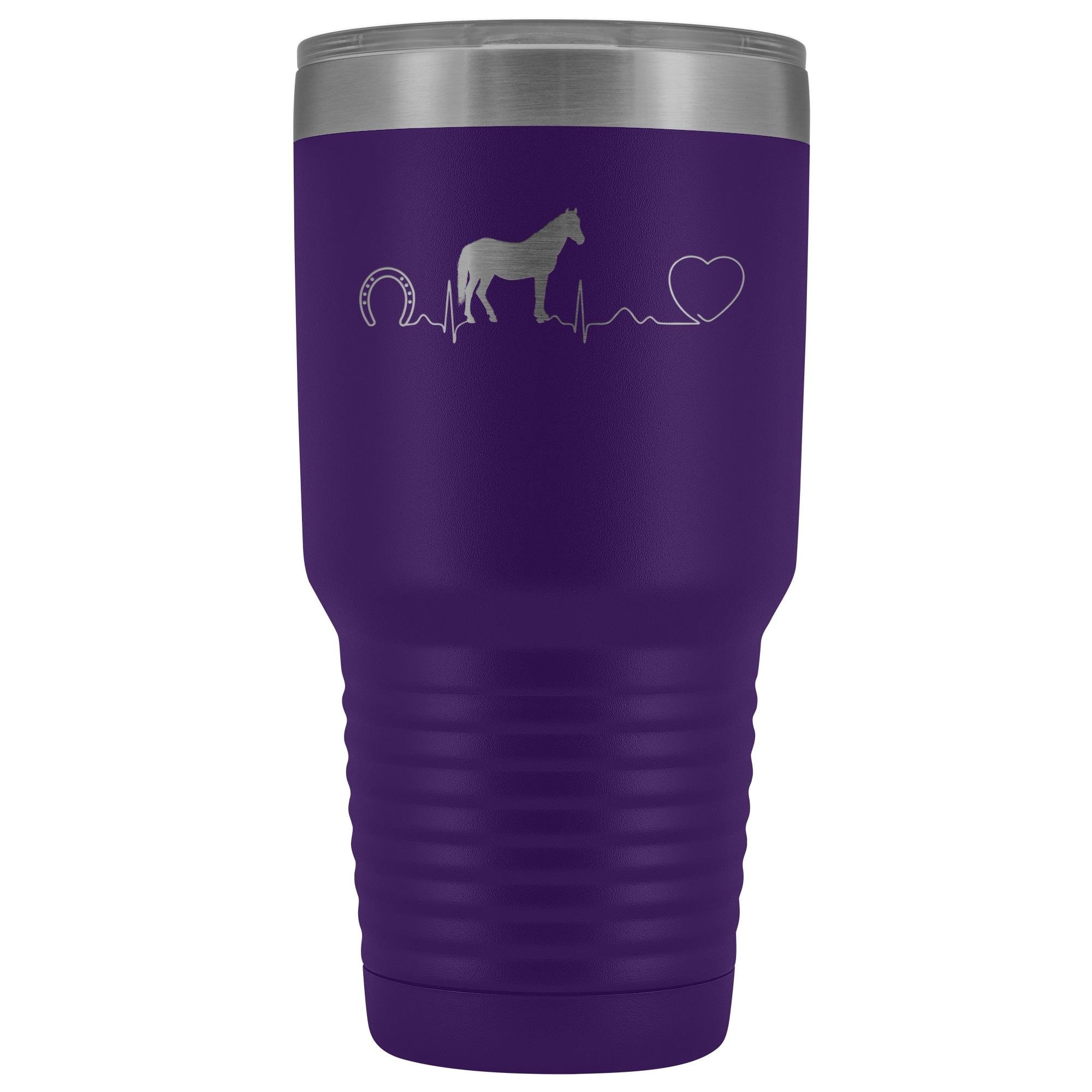 Large Animal Vet Horse Pulse 30oz Vacuum Insulated Tumbler