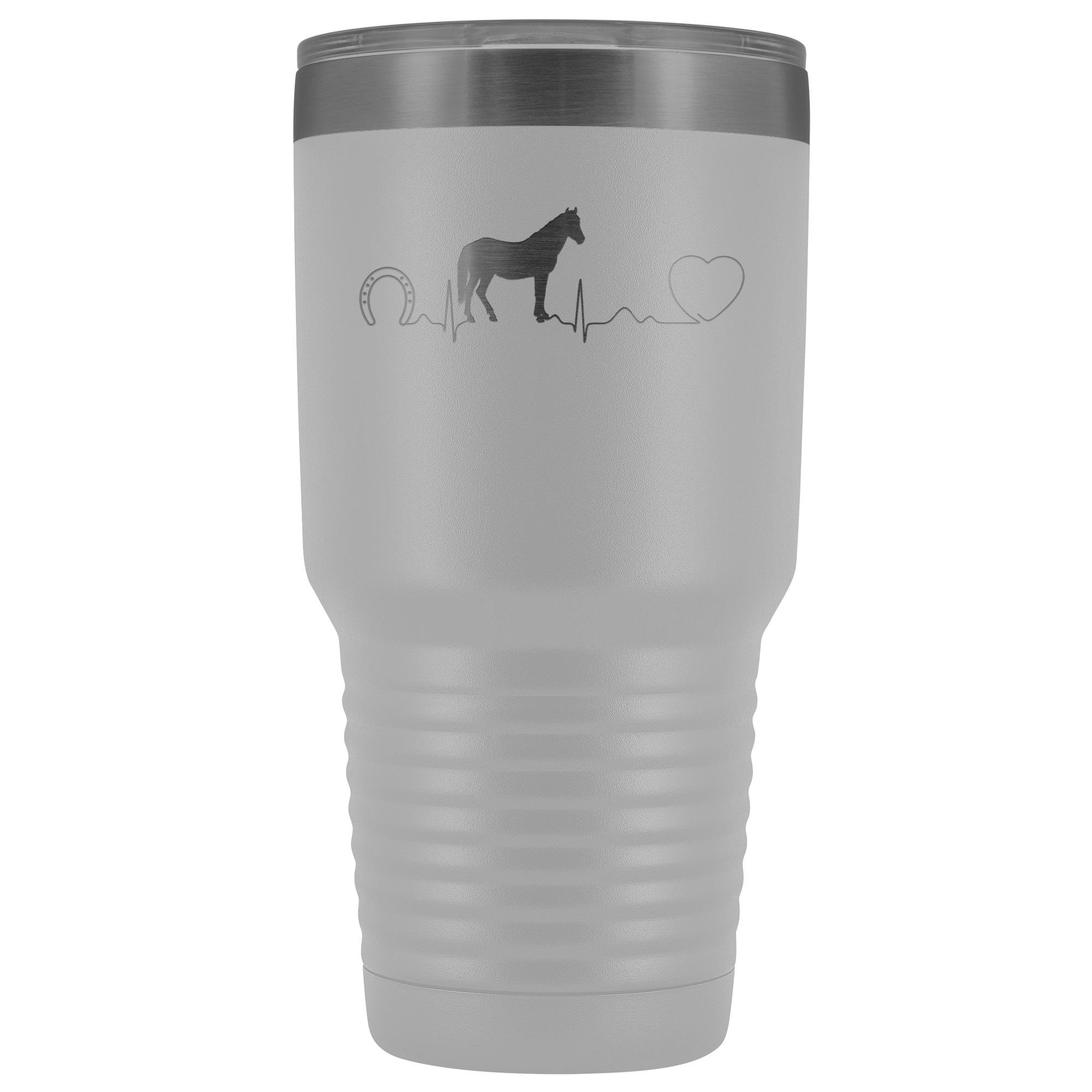 Large Animal Vet Horse Pulse 30oz Vacuum Insulated Tumbler
