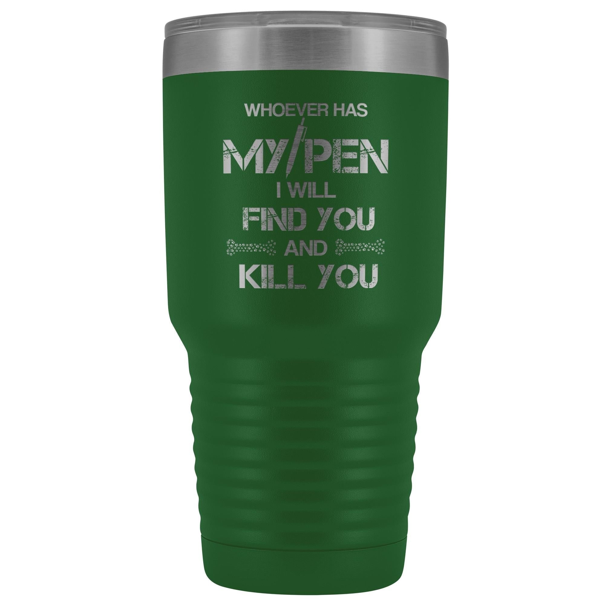Vet Tech My Pen Joke 30 oz Vacuum Insulated Stainless Steel Tumbler