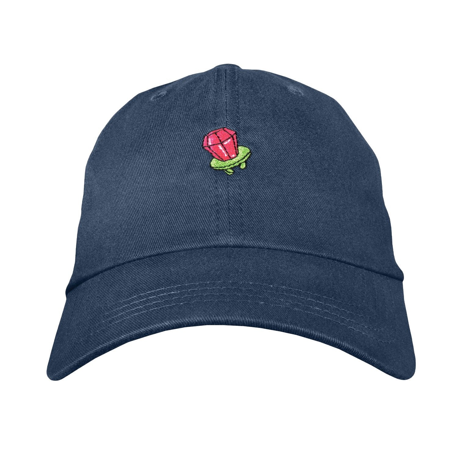 Ring Pop Dad Hat - Embroidered Unstructured Cotton Chino Twill Adjustable