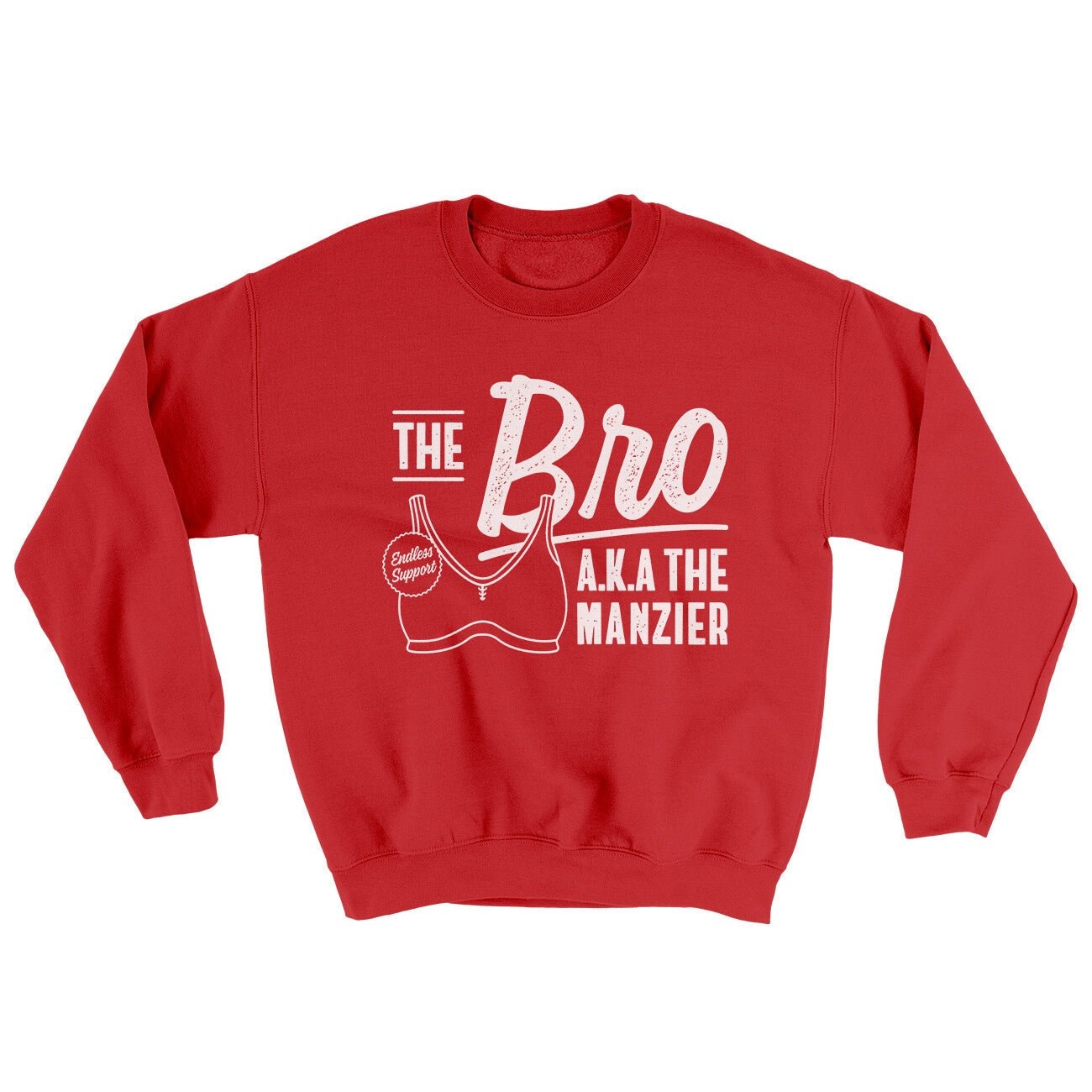 The Bro Aka Manzier Ugly Sweater - Men's Crewneck Sweatshirt