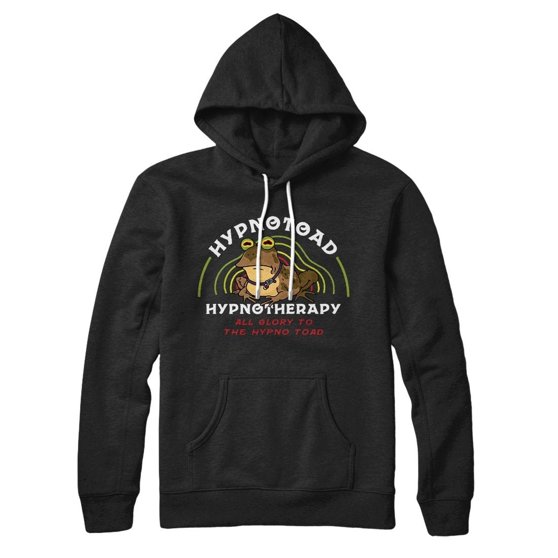Hypnotoad Unisex Cotton Polyester Pullover Hoodie with Kangaroo Pocket