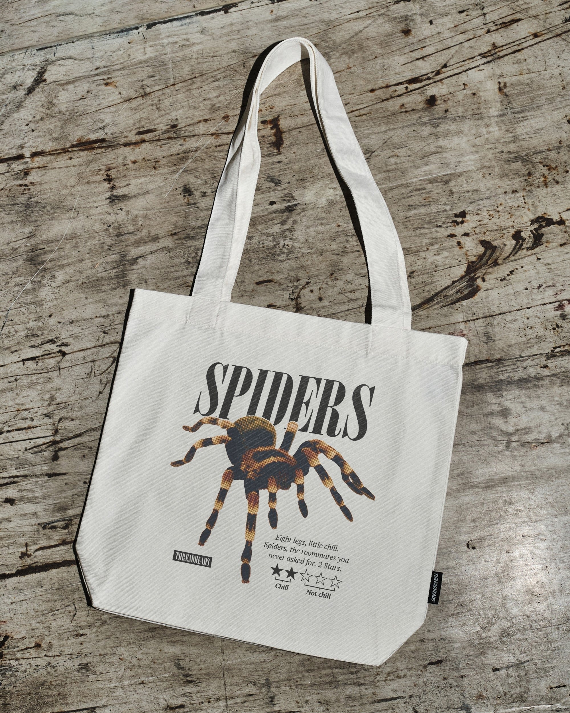 Spiders: A Review Tote Bag - Premium 100% Cotton Canvas