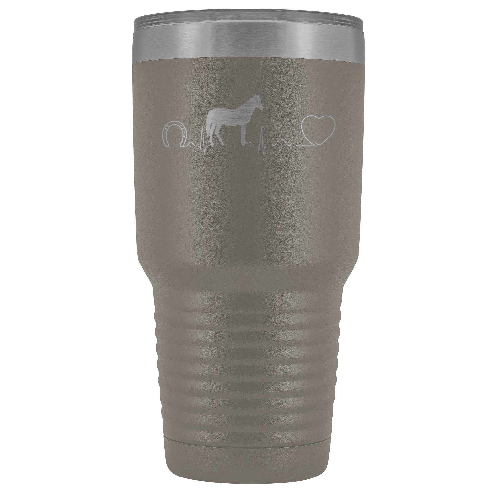 Large Animal Vet Horse Pulse 30oz Vacuum Insulated Tumbler